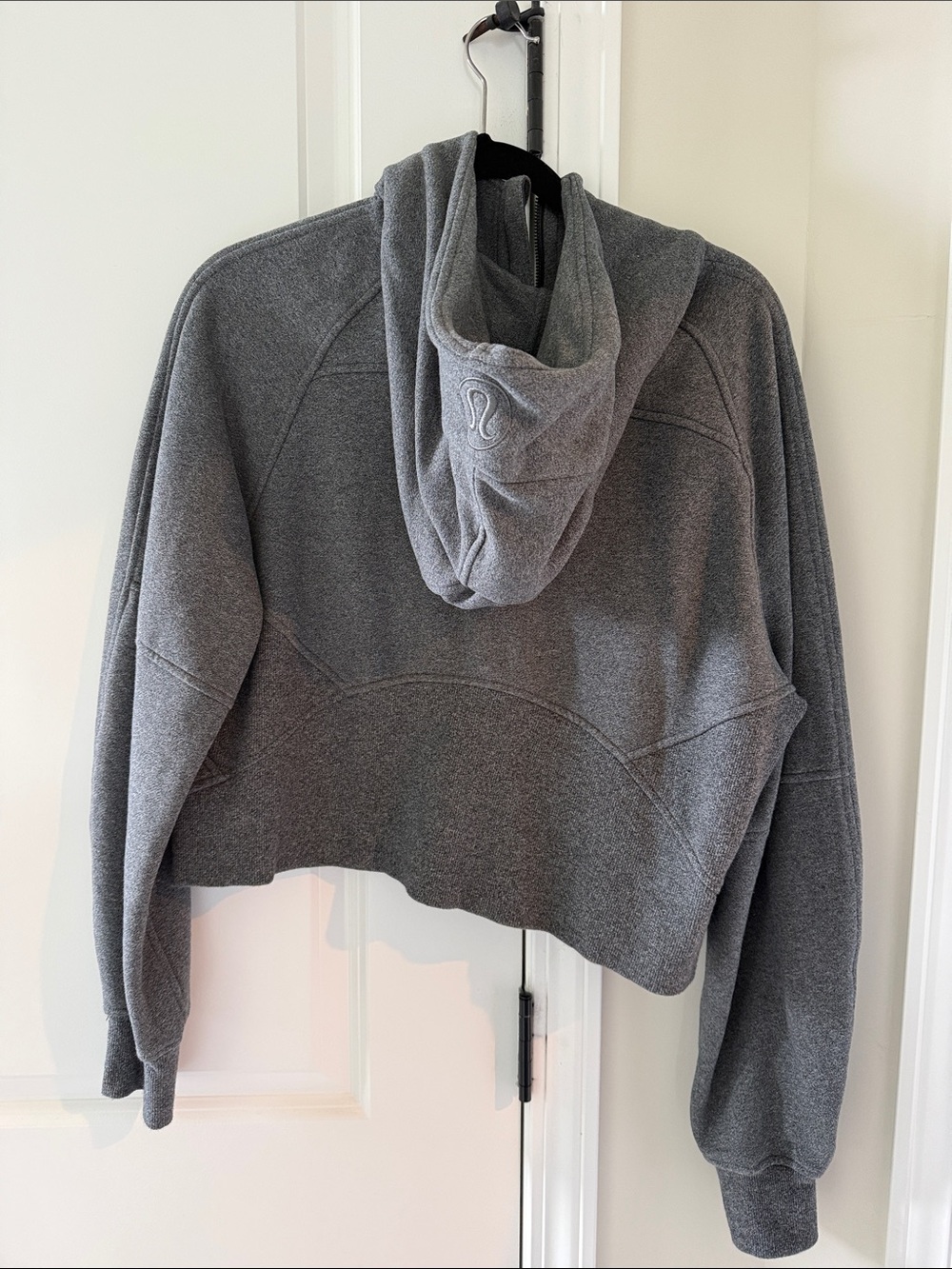 Grey Lululemon scuba boxy quarter zip size 6 - Picture 3 of 3